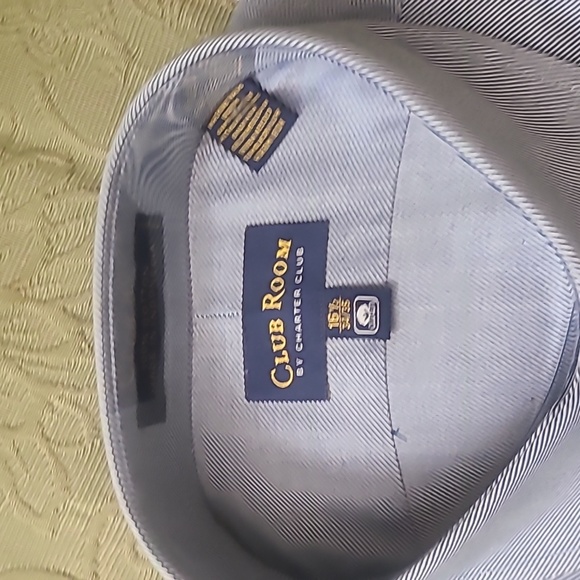 Men's Brand New Club Room by Charter Club 16 1/2 34/35 Dress Shirt - Picture 2 of 5